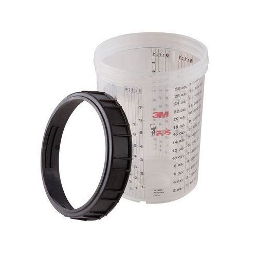 Large Cup and Collar, 850 mL, For Use With PPS Paint Preparation Systems