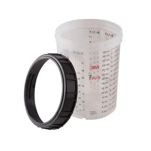 Large Cup and Collar, 850 mL, For Use With PPS Paint Preparation Systems