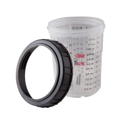Mini Cup and Collar, 200 mL, For Use With PPS Paint Preparation Systems