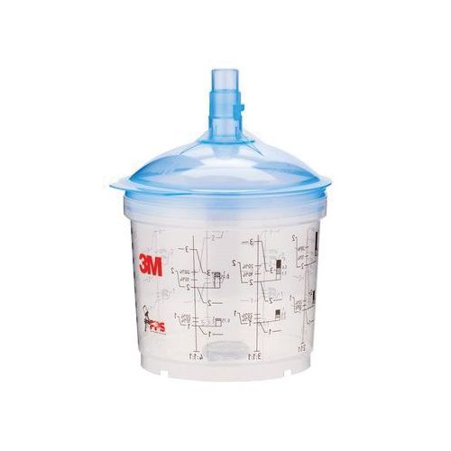 MIDI Type V Vented Cup System Kit, 400 mL, Use With: Accuspray Gun