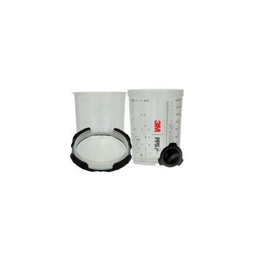 3M 26112 Spray Cup Liner Kit, 400 mL, Use with Liner (Y/N): Yes