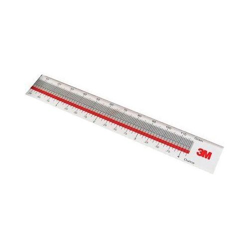3M 55404 Replacement Ruler, Use With: Wheel Weight System, Universal Cutting Tool, PN99473 Wheel Weights