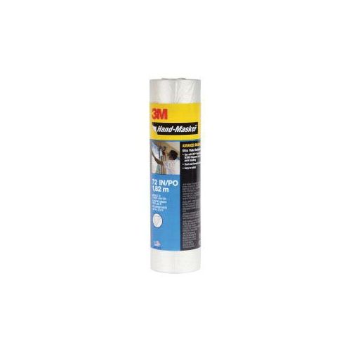 3M 90039 Advanced Masking Film, 72 in W x 90 ft L, 0.35 mil THK ...