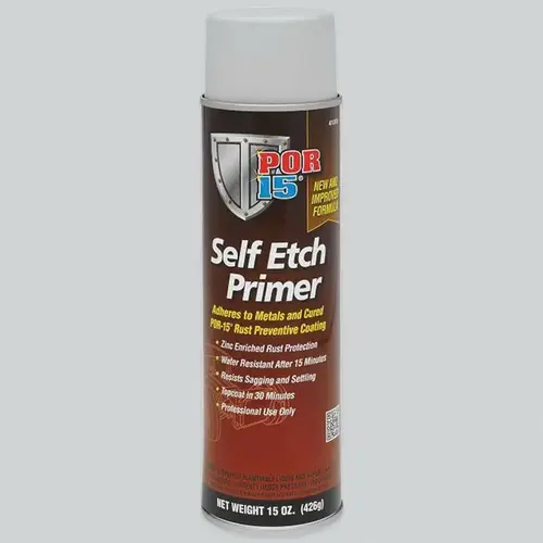 Self-Etch Primer, 15 oz Aerosol Can, Light Gray