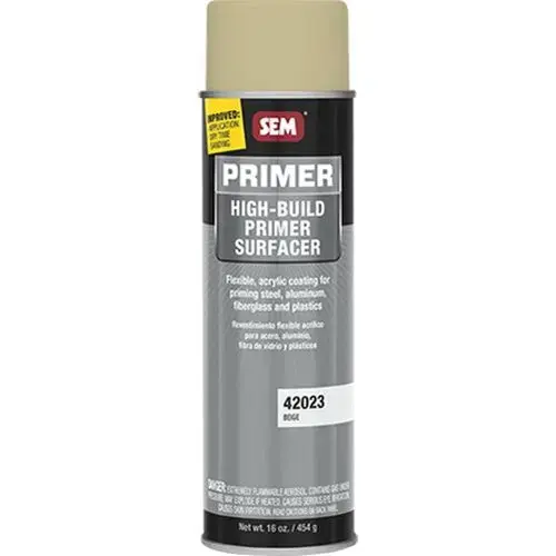 High Build Primer Surfacer, 20 oz Aerosol Can, Beige, 11 sq-ft at 2 mil DFT Coverage