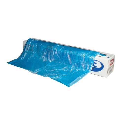 Masking Film, 20 ft W x 350 ft L, Plastic Blue