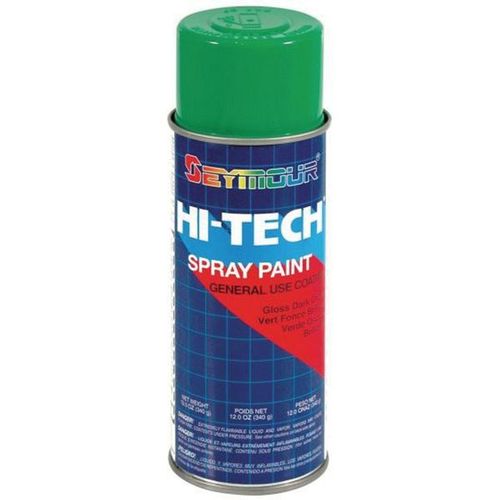 Enamel Spray Paint, 16 fl-oz Aerosol Can, Green, 15 sq-ft Coverage