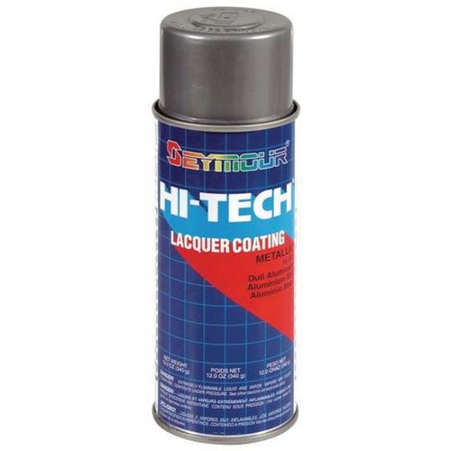 SEYMOUR 16-132 Fast Drying Metallic Spray Paint, 16 fl-oz Aerosol Can, Aluminum, 15 sq-ft Coverage