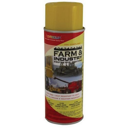 Enamel Spray Paint, 16 fl-oz Aerosol Can, Farm & Implement New Yellow