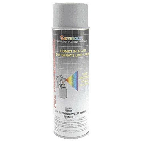 Weld-Thru Primer, 20 oz Aerosol Can, Gray, 59% VOC, 18 sq-ft Coverage