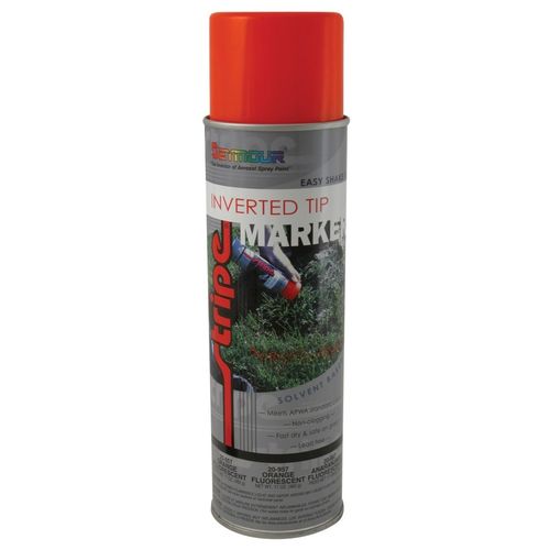 Fast Drying Solvent Based Marking Paint, 20 fl-oz Aerosol Can, Fluorescent Orange