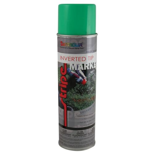 Fast Drying Solvent Based Marking Paint, 20 fl-oz Aerosol Can, Fluorescent Green