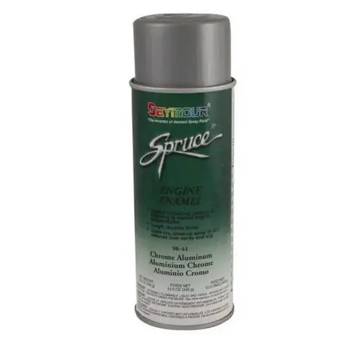 Fast Dry Engine Enamel Spray Paint, 16 fl-oz Aerosol Can, Aluminum, 15 sq-ft Coverage