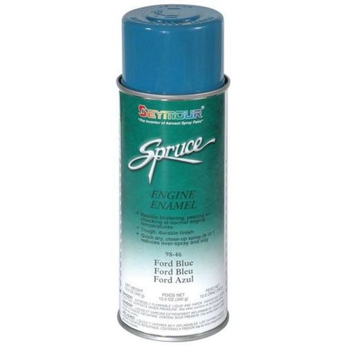 Fast Dry Engine Enamel Spray Paint, 16 fl-oz Aerosol Can, Ford Blue, 15 sq-ft Coverage