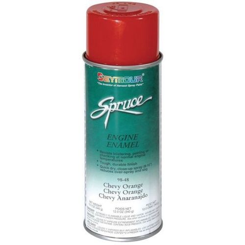 Fast Dry Engine Enamel Spray Paint, 16 fl-oz Aerosol Can, Chevy Orange, 15 sq-ft Coverage