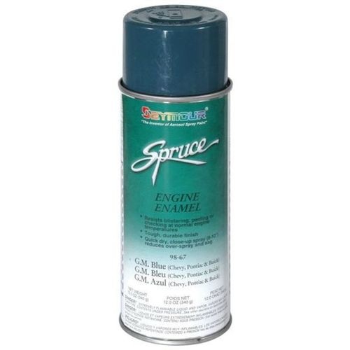 Fast Dry Engine Enamel Spray Paint, 16 fl-oz Aerosol Can, GM Blue, 15 sq-ft Coverage