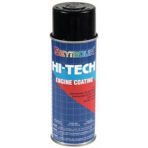 Engine Enamel Spray Paint, 16 fl-oz Aerosol Can, Black, 15 sq-ft Coverage