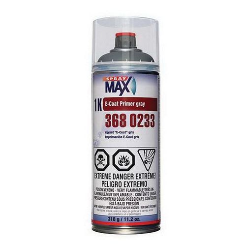 1K E-Coat Primer, 11.2 oz Aerosol Can, Gray, 5.4 sq-ft Coverage