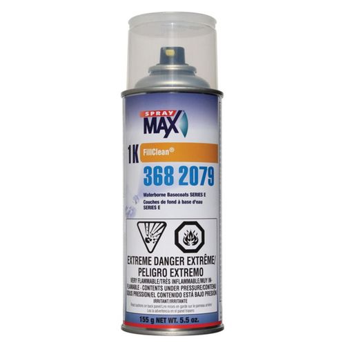 SprayMax, Peter Kwansy, Inc 3682079 3682079 Series E Waterborne Basecoat, 5.5 oz Aerosol Can, Clear