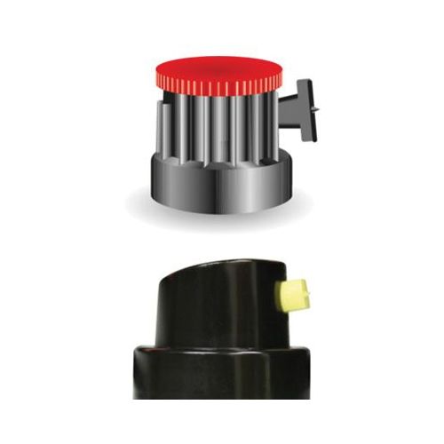 SprayMax, Peter Kwansy, Inc 3746213 Nozzle, Black/Yellow, Use With: 1K and 2K FillClean Aerosols