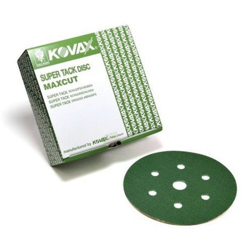 Abrasive Disc, 6 in, 7 Holes, 60 Grit, Super-Tack Attachment