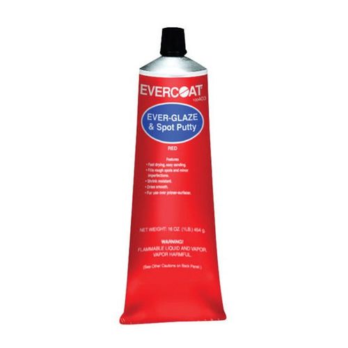 Spot Putty, 4 lb Tube, Red, Paste