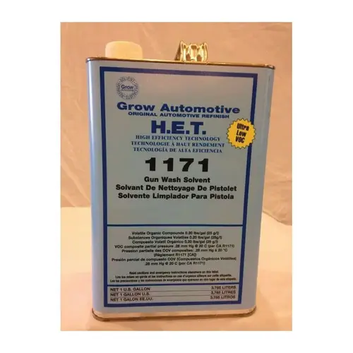 1171-1 Low VOC Gunwash Solvent, 1 gal, Waterbourne (Y/N): No