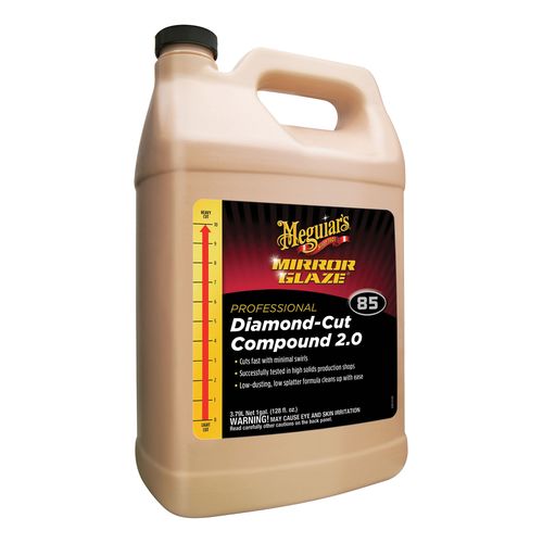 Professional Diamond Cut Compound, 1 gal Can, Gloss Creamy White, Liquid