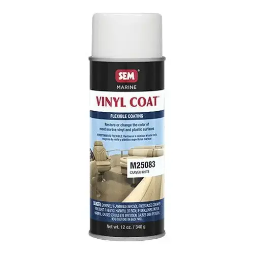 SEM M25083 Vinyl Coat, 16 oz, Carver White, No VOC VOC, 24 hr Curing