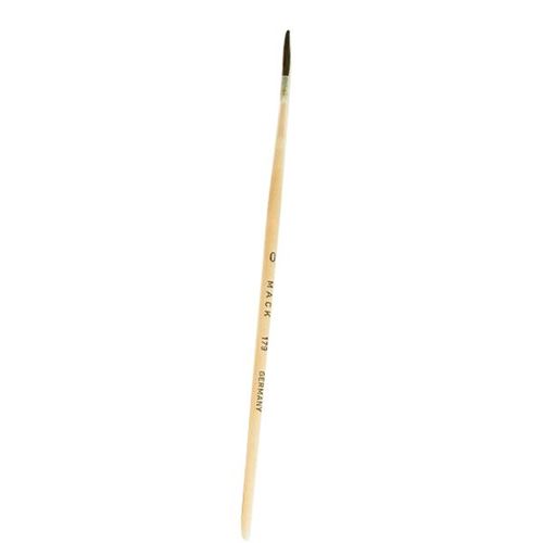 ANDREW MARK 179-5 179 Series Kazan Squirrel Hair Lettering Pencil Quill, #5 Brush, 1-1/16 in L, Wood Handle, Brown