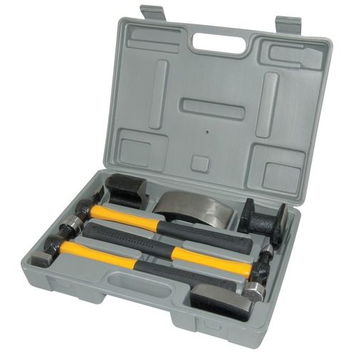 AES Industries 2740 7pc Hammer & Dolly Set - F/G Handles