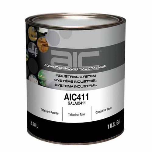 AIC411 Mixing Toner, 1 gal Can, Yellow Iron