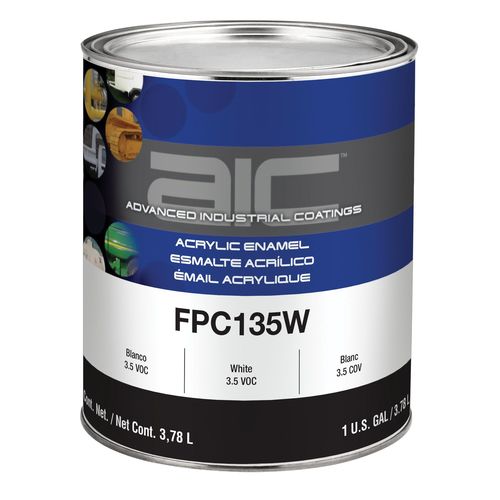 Sherwin-Williams Paint Company FPC135B16 FPC135B-1 2-Component 3.5 VOC Acrylic Enamel Top Coat, 1 gal Can, Black