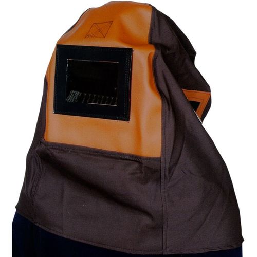 ALC Abrasive Blasters / S&H Industries 40556 Deluxe Industrial Abrasive Blasting Hood with Bump Cap, 5"x6" Lens
