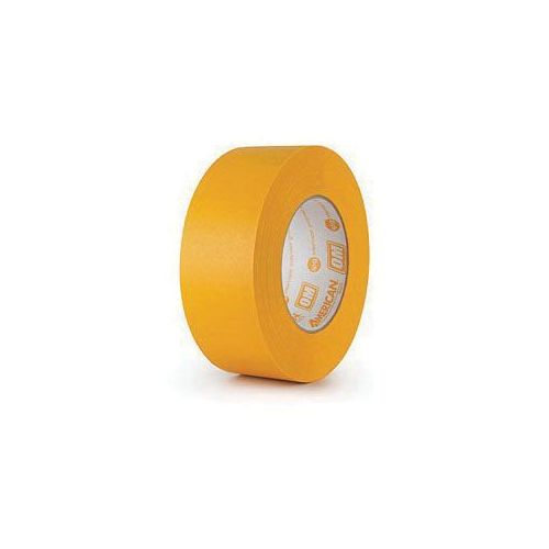 American 08714300577 OM1255 High Temperature Premium Grade Masking Tape, 54.8 m x 12 mm, 7.1 mil THK Orange