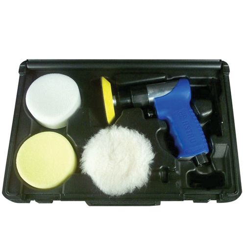 Mini Air Polishing Kit, 3 in, 5/16 in - 24 TPI Arbor, 2500 rpm, 5 cfm