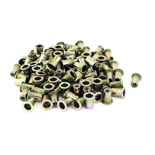 Rivet Nut, 5/16 in - 18 TPI, Steel, Zinc Plated