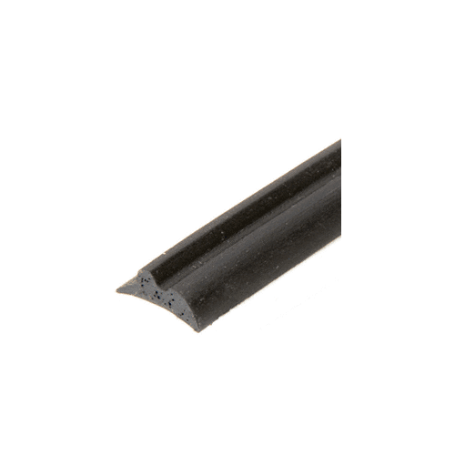 Black 1/2" Wide Glazing Spline - 100' Roll