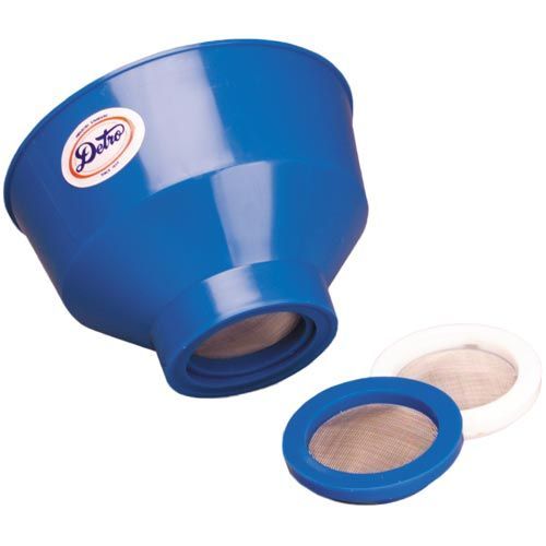 Detro Mfg, Inc. 2555 Paint strainers. Each strainer comes with both medium and coarse screens.