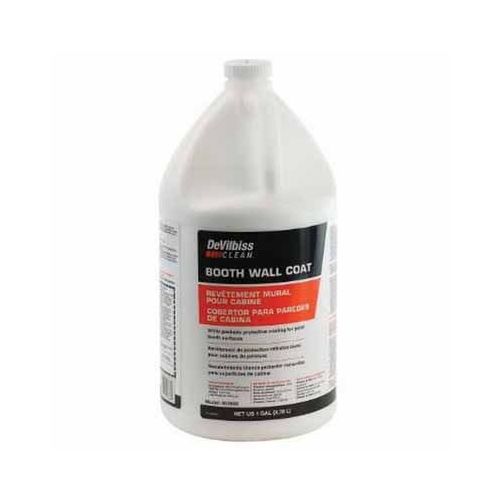 DeVilbiss 803668 Booth Wall Coat, 1 gal Can, Liquid, White