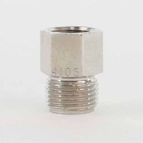 DeVilbiss 240023 P-H-4105 Low Pressure Straight Adapter, 3/8 in MNPS x 1/4 in FNPS, 250 psi, Brass