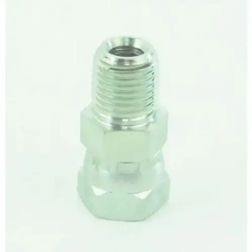 SSP-8217-ZN Replacement Swivel Adapter, 1/4 in MNPT x 1/4 in FNPS, Use With: HARG-510 Air Regulator