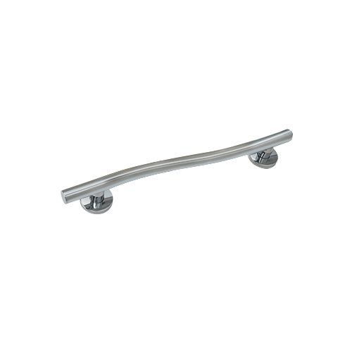 Polished Stainless 'S' Round 24" Grab Bar