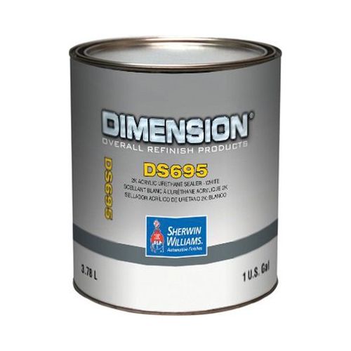 Sherwin-Williams Paint Company DS69516 DS695-1 National Rule 2K Acrylic Urethane Sealer, 1 gal Can, White, 4:1 Mixing