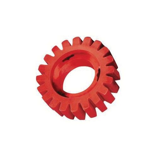 Dynabrade 92255 Eraser Wheel Only, 4 in Dia, Red