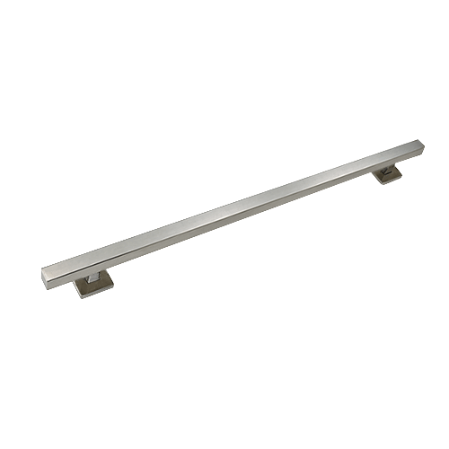 Brushed Stainless Straight 24" Square Grab Bar