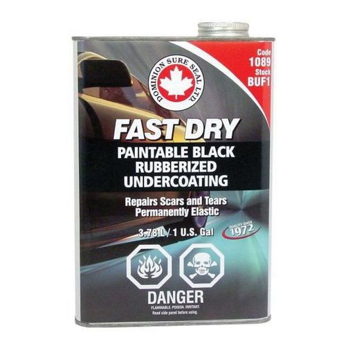 BUF1 Super Protector Series Fast Dry Undercoating, 1 gal Can, Black