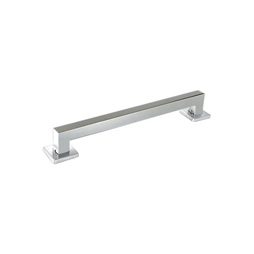CRL GBE18PS Polished Stainless Mitered 18" Square Grab Bar