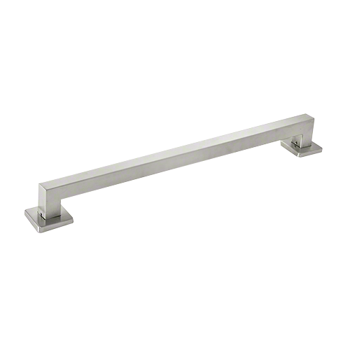 Brushed Stainless Mitered 24" Square Grab Bar