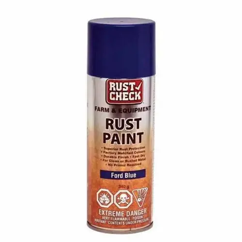 Rust Paint, 340 g Bottle, Ford Blue, Aerosol